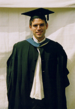 Ben with his mortarboard