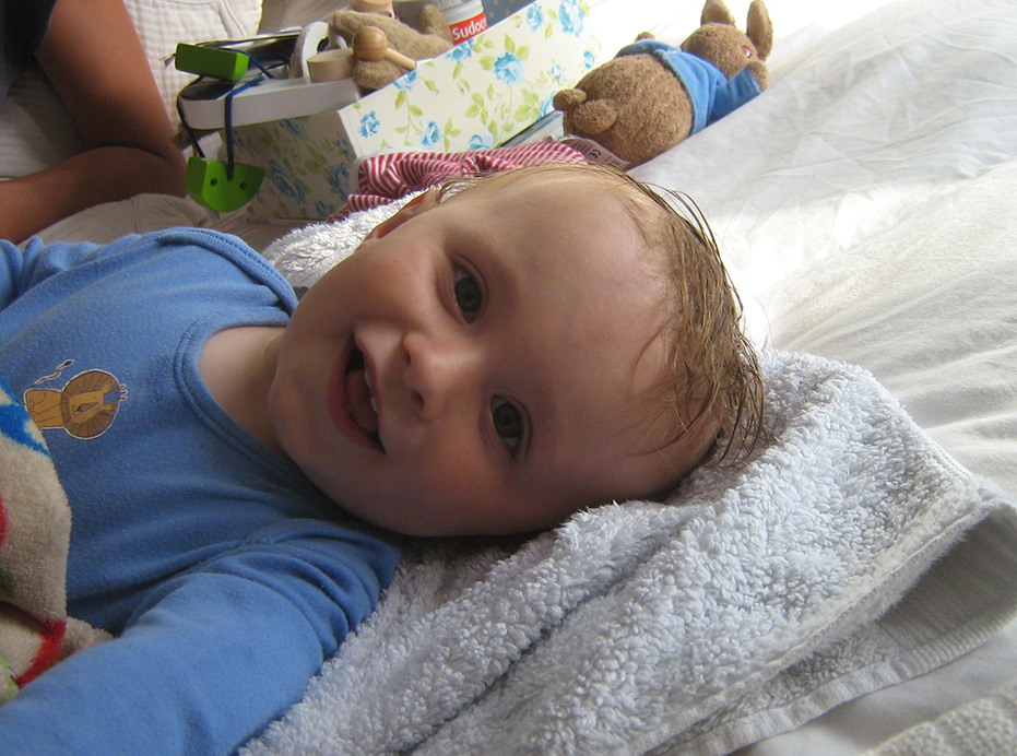 1st July '14: nice and clean after a fun bath